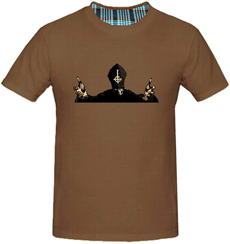 Mens Hot Summer Brown T-Shirts