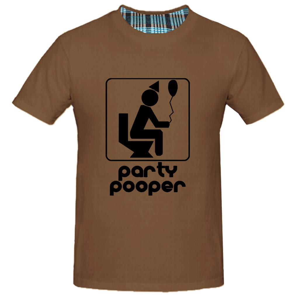 Mens Hot Top Brown T-Shirts