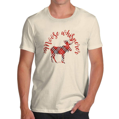 Mens Humor Novelty Graphic Sarcasm Funny Moose Whisperer Nature T-Shirts