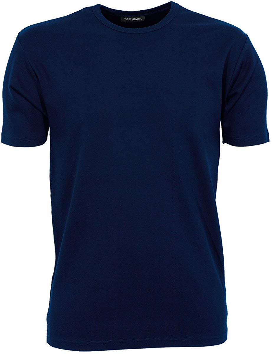 Mens Interlock Short Sleeve Blue T-Shirts