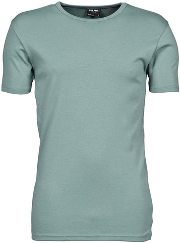 Mens Interlock Short Sleeve Green T-Shirts