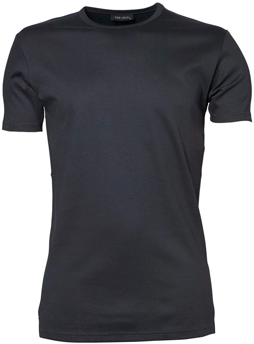 Mens Interlock Short Sleeve Grey T-Shirts