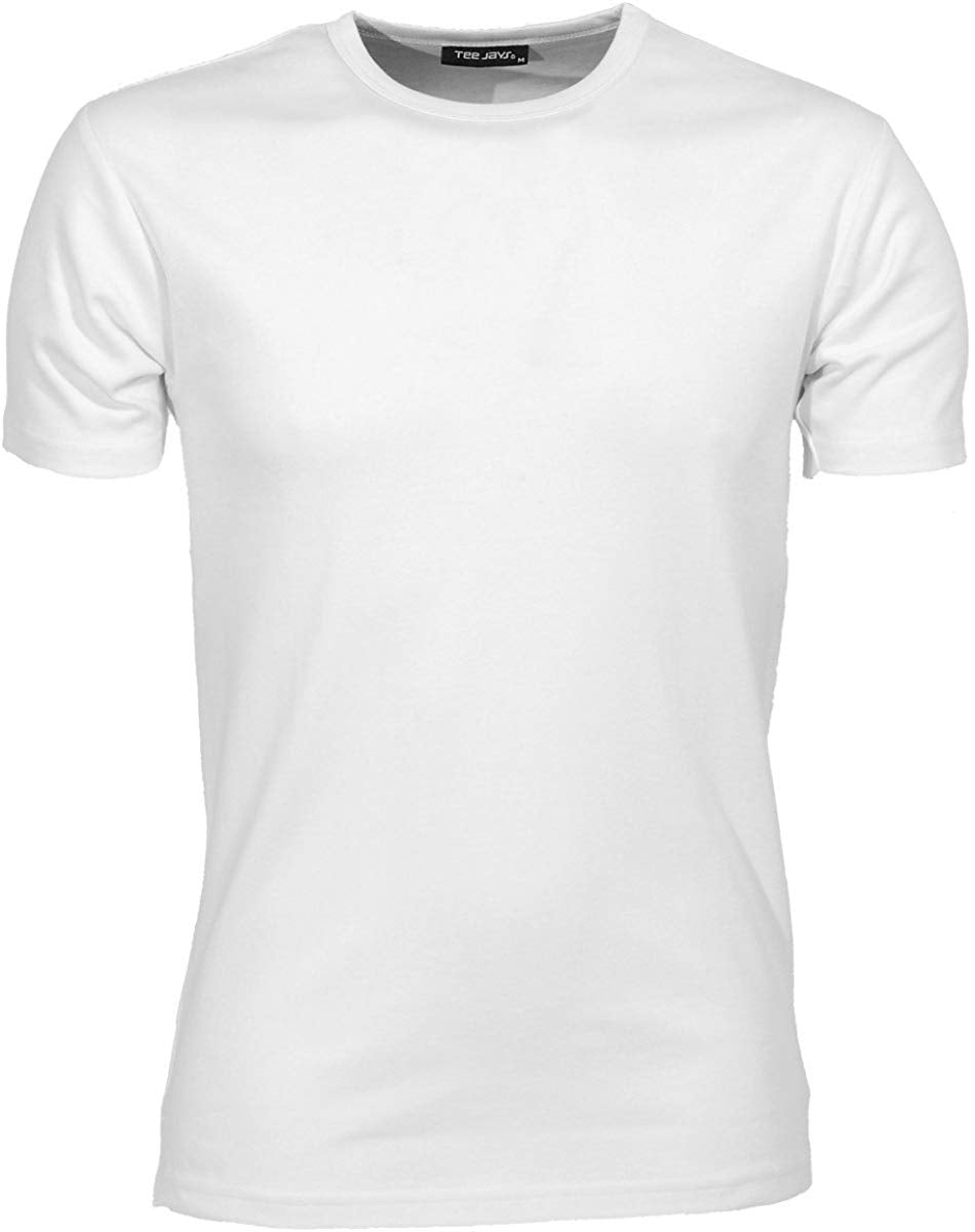 Mens Interlock Short Sleeve White T-Shirts