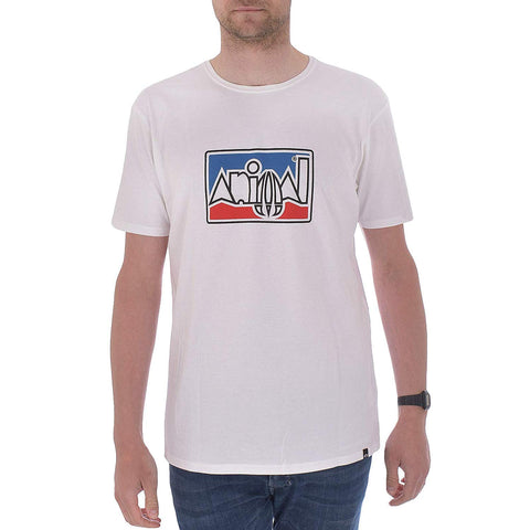 Mens Old Skool Crew Neck White T-Shirts