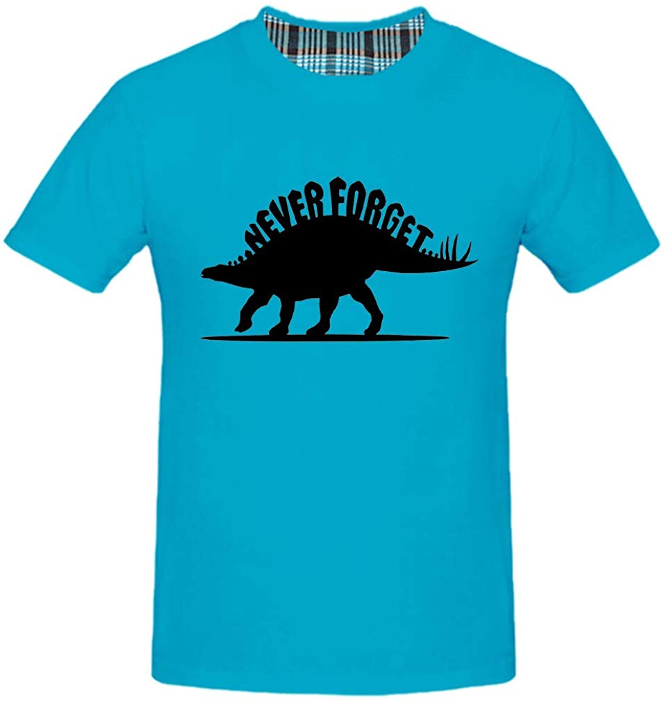 Mens Short Sleeve Crew Neck Blue T-Shirts